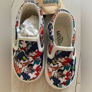 Little mermaid toddler girl size 6 shoes